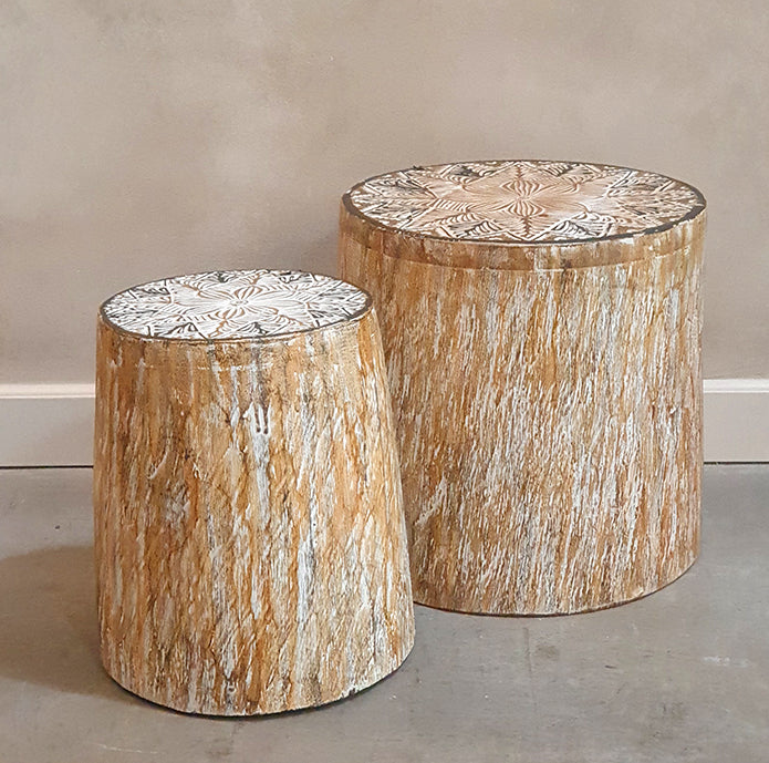 Krukje van palmhout 40 cm
