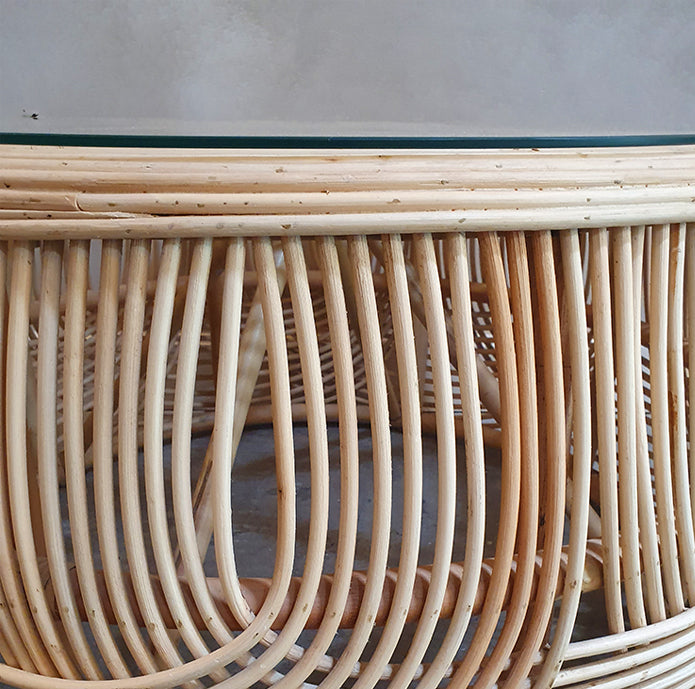 Salontafel van bamboe 70 cm