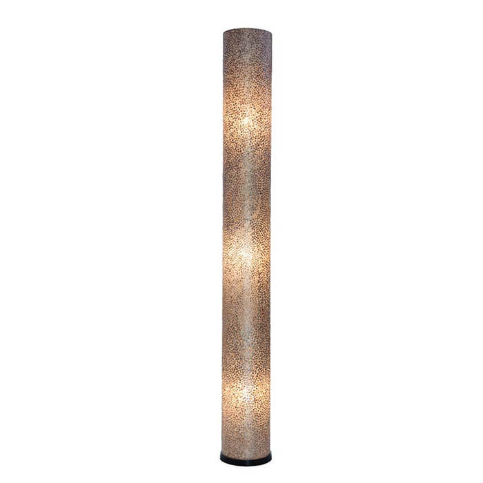 Vloerlamp Wangi gold - Cilinder